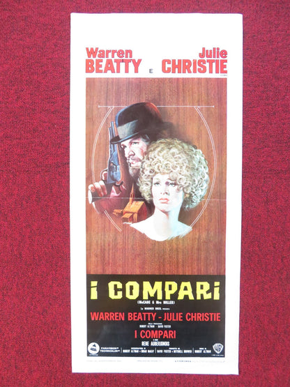 MCCABE AND MRS MILLER ITALIAN LOCANDINA POSTER WARREN BEATTY JULIE CHRISTIE 1971 Rendezvous Cinema Movie posters