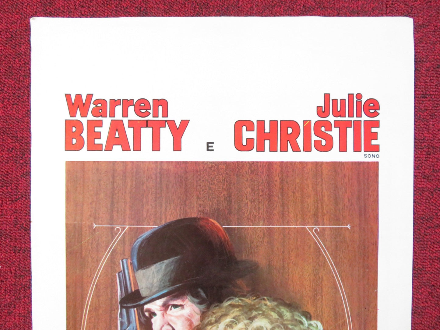MCCABE AND MRS MILLER ITALIAN LOCANDINA POSTER WARREN BEATTY JULIE CHRISTIE 1971 Rendezvous Cinema Movie posters