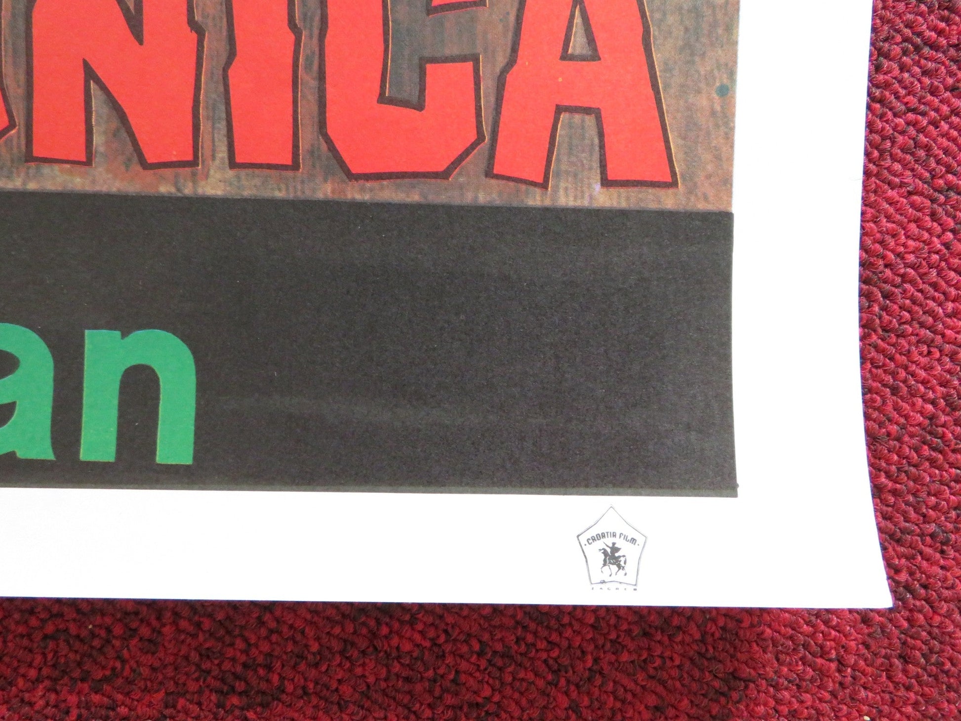 MCCABE AND MRS MILLER YUGOSLAVIAN POSTER WARREN BEATTY JULIE CHRISTIE 1971 Rendezvous Cinema Movie posters