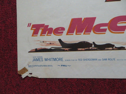 MCCONNEL STORY FOLDED US ONE SHEET POSTER ALAN LADD JUNE ALLYSON 1955 Rendezvous Cinema Movie posters