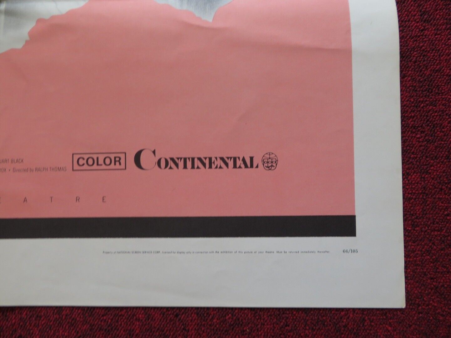 MCGUIRE GO HOME FOLDED US ONE SHEET POSTER DIRK BOGARDE GEORGE CHARKIRIS 1966 Movie posters