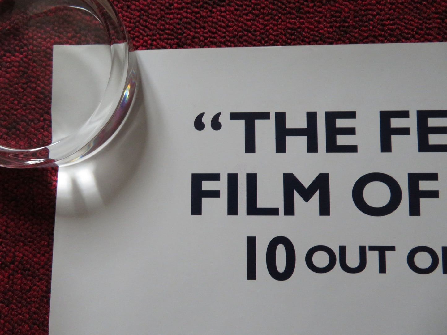 ME AND ORSON WELLES UK QUAD (30"x 40") ROLLED POSTER ZAC EFRON 2008 Rendezvous Cinema Movie posters