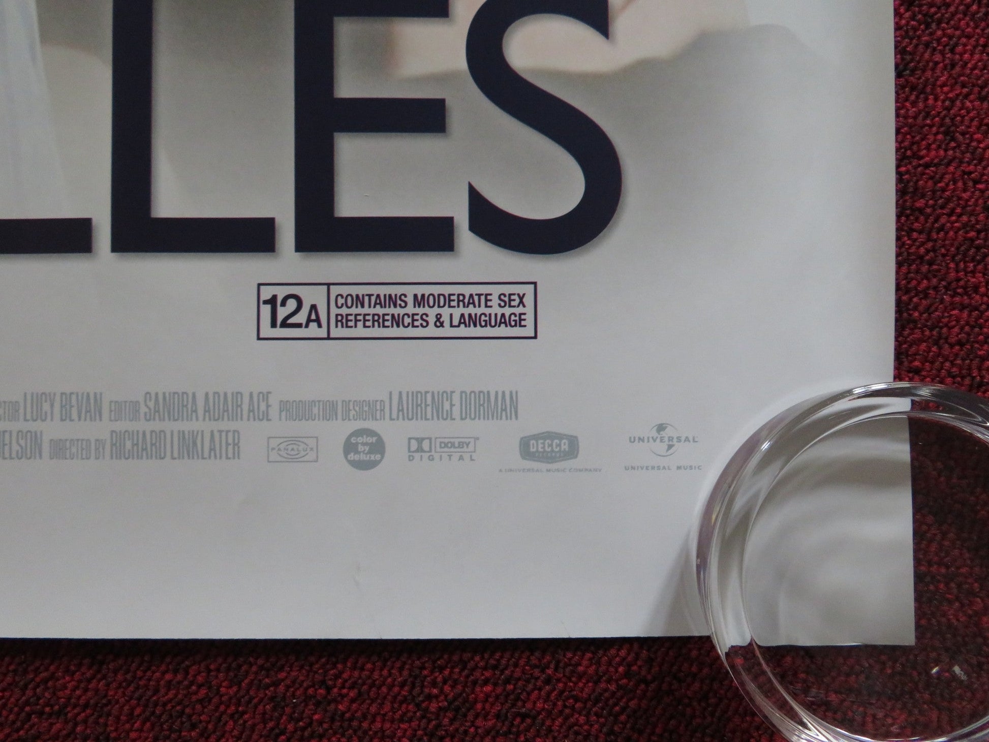 ME AND ORSON WELLES UK QUAD (30"x 40") ROLLED POSTER ZAC EFRON 2008 Rendezvous Cinema Movie posters