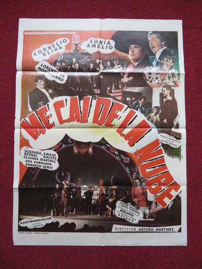 ME CAI DE LA NUBE MEXICAN POSTER CORNELIO REYNA SONIA AMELIO 1974 Rendezvous Cinema Movie posters