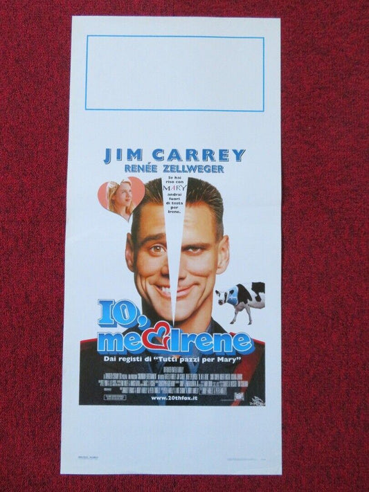 ME, MYSELF & IRENE ITALIAN LOCANDINA (27.5"x13") POSTER JIM CARREY 2000 Movie posters