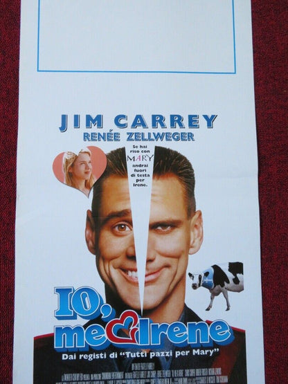ME, MYSELF & IRENE ITALIAN LOCANDINA (27.5"x13") POSTER JIM CARREY 2000 Movie posters