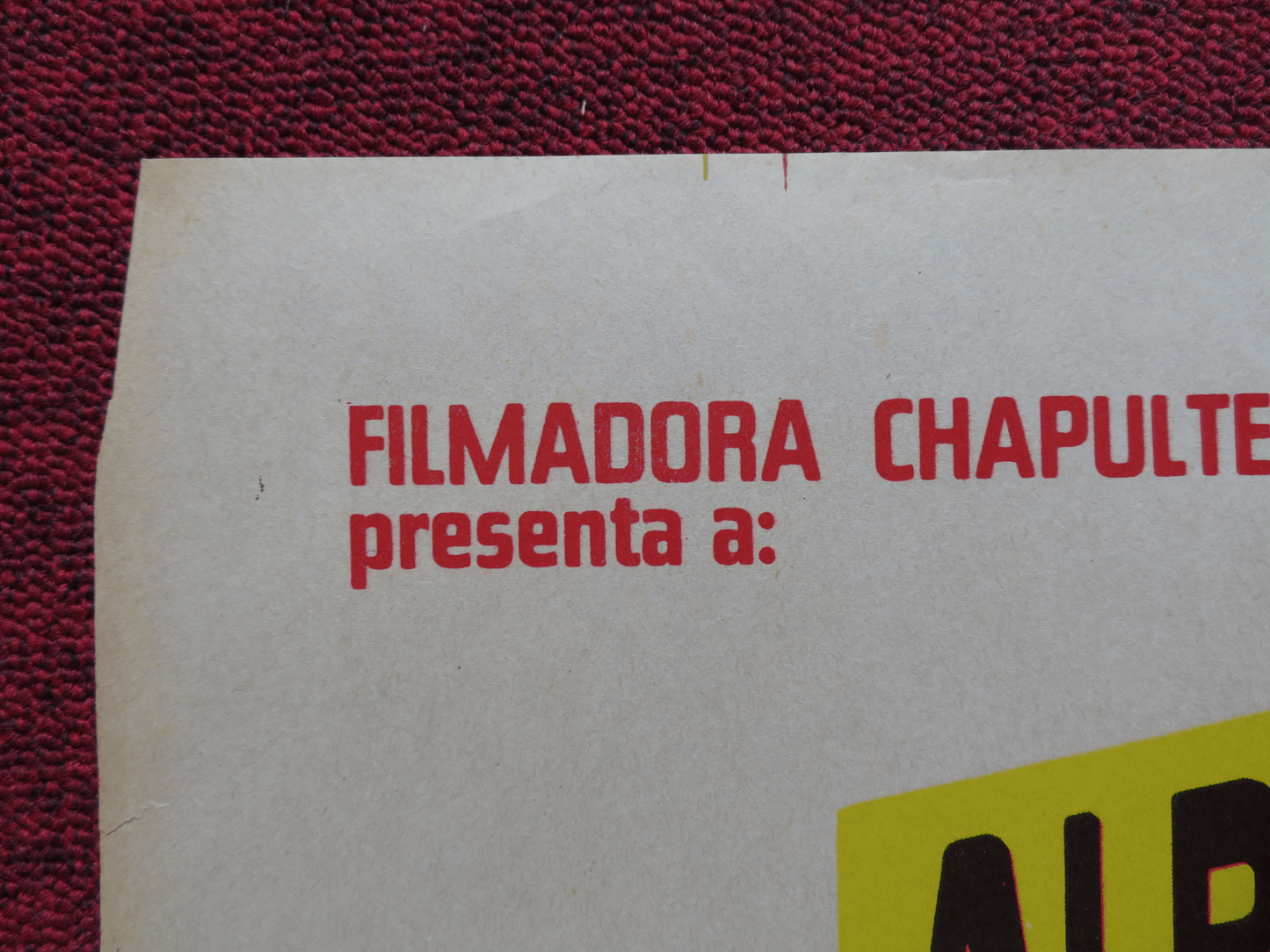 ME QUIERO CASAR FOLDED MEXICAN POSTER ALBERTO VAZQUEZ ANGELICA MARIA 1967 Rendezvous Cinema Movie posters