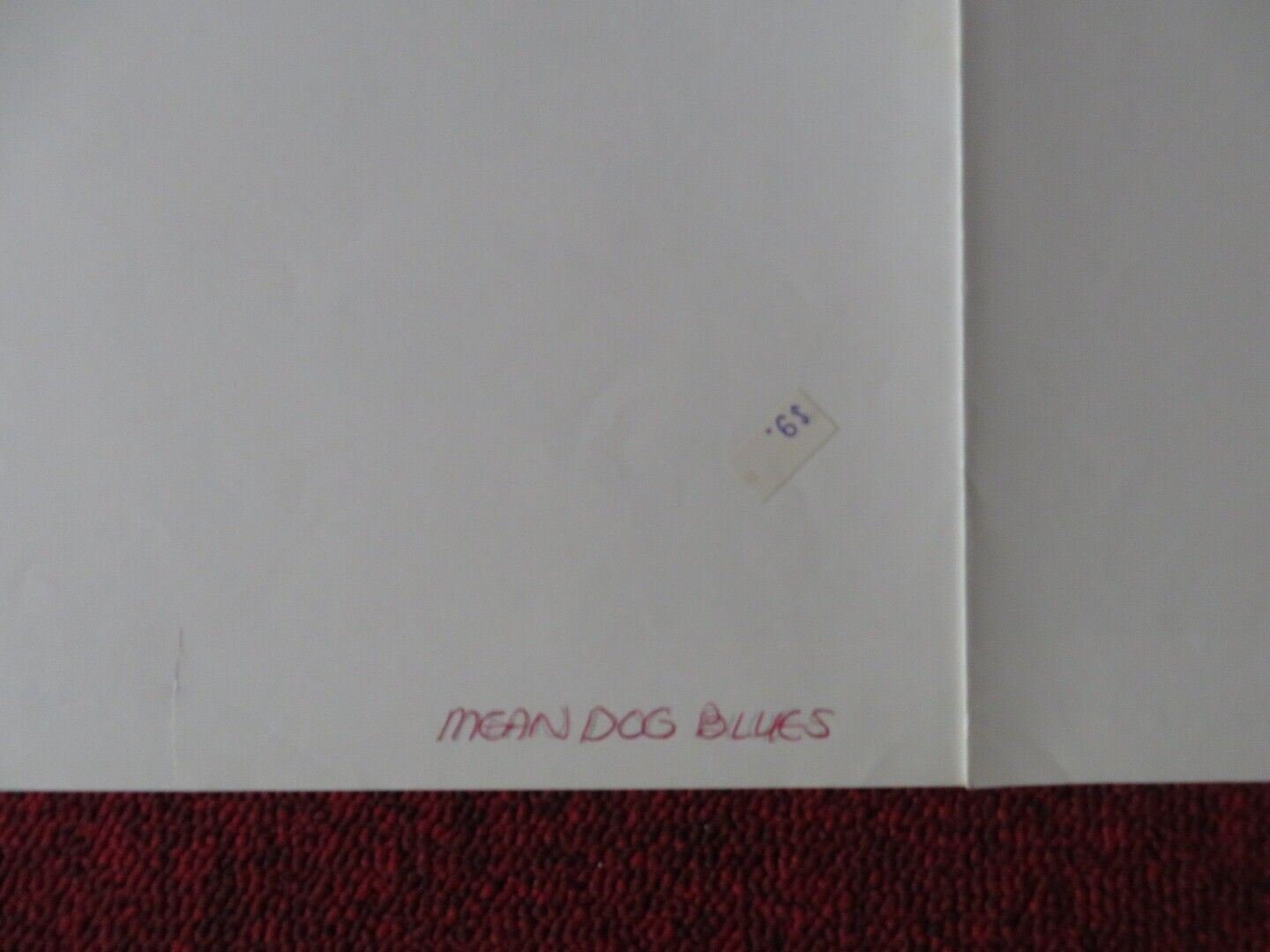 MEAN DOG BLUES US ONE SHEET POSTER GREGG HENRY KAY LENZ 1977 Movie posters