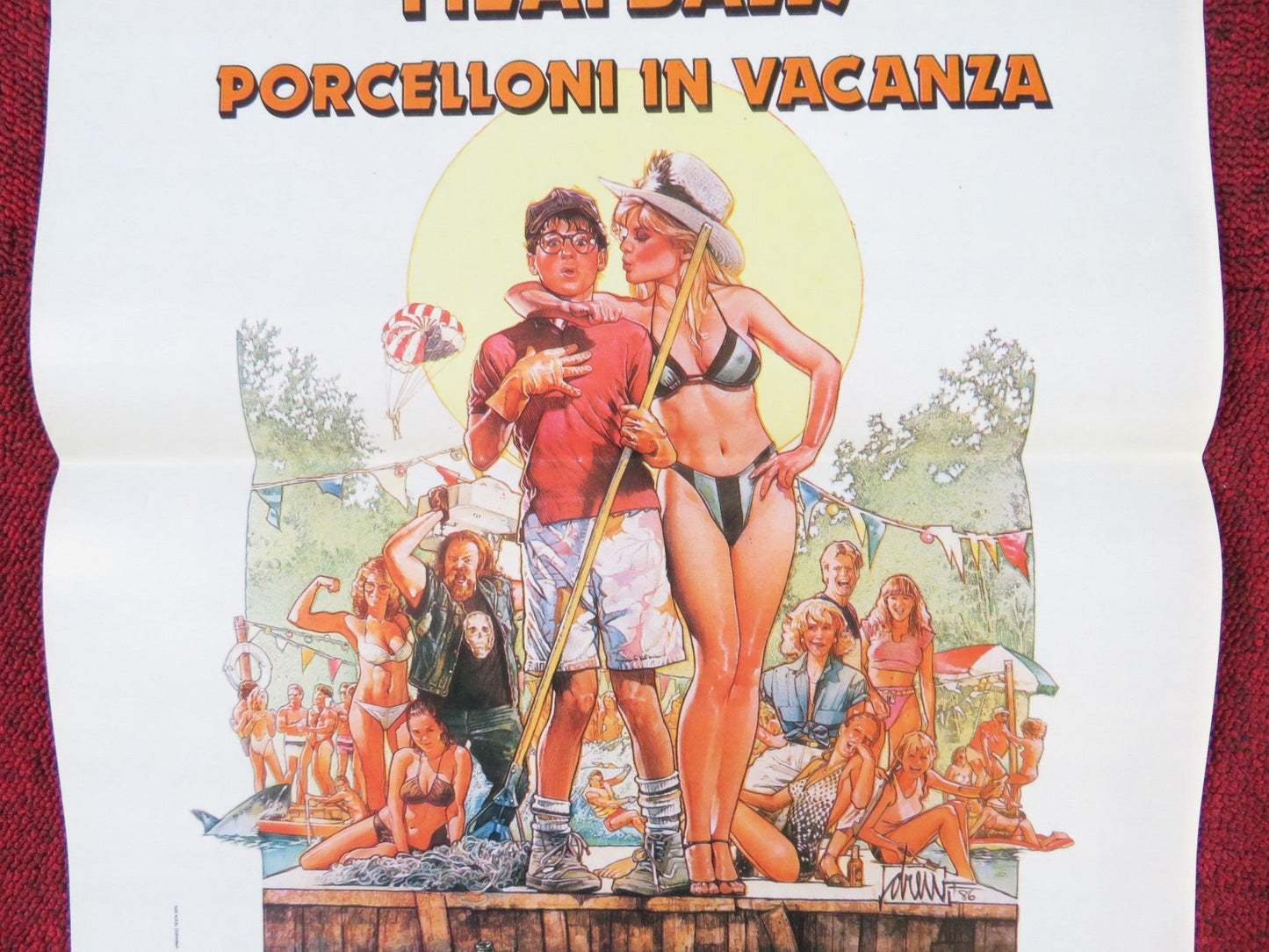 MEATBALLS III: SUMMER JOB ITALIAN LOCANDINA POSTER SALLY KELLERMAN 1986 Rendezvous Cinema Movie posters