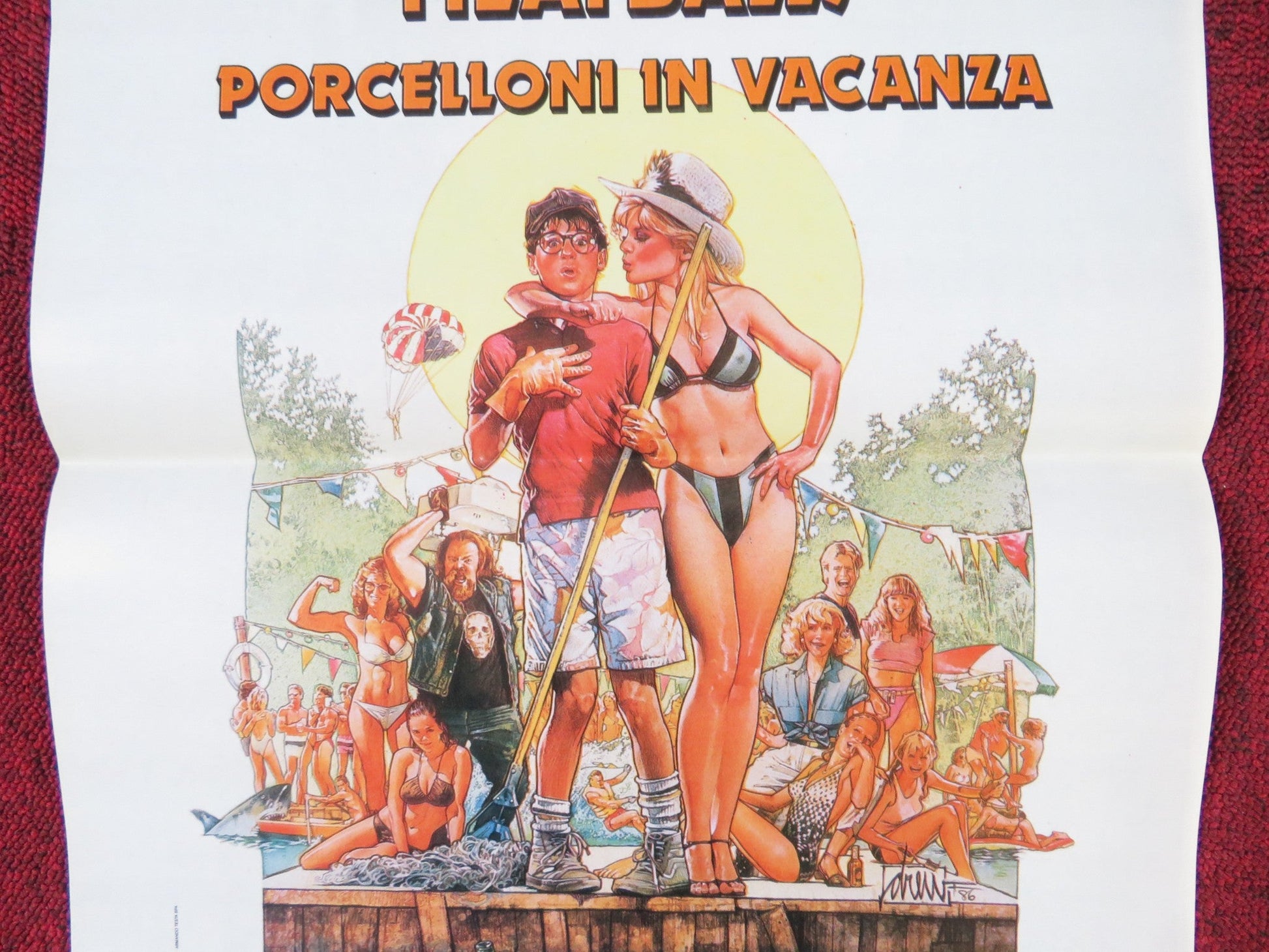 MEATBALLS III: SUMMER JOB ITALIAN LOCANDINA POSTER SALLY KELLERMAN 1986 Rendezvous Cinema Movie posters
