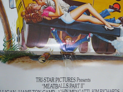 MEATBALLS PART 2 US ONE SHEET POSTER RICHARD MULLIGAN 1984 Movie posters