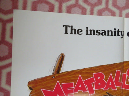 MEATBALLS PART II US ONE SHEET POSTER RICHARD MULLIGAN KIM RICHARDS 1984 Movie posters
