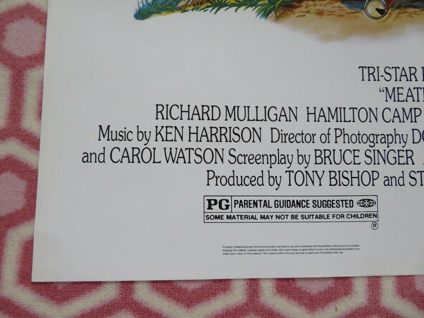 MEATBALLS PART II US ONE SHEET POSTER RICHARD MULLIGAN KIM RICHARDS 1984 Movie posters