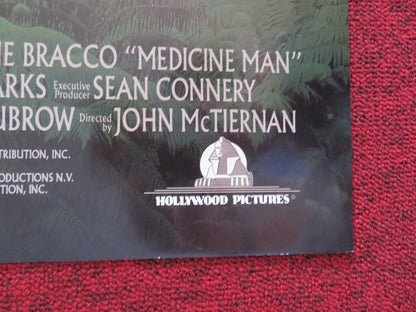 MEDICINE MAN FOLDED US ONE SHEET POSTER SEAN CONNERY LORRAINE BRACCO 1992 Movie posters