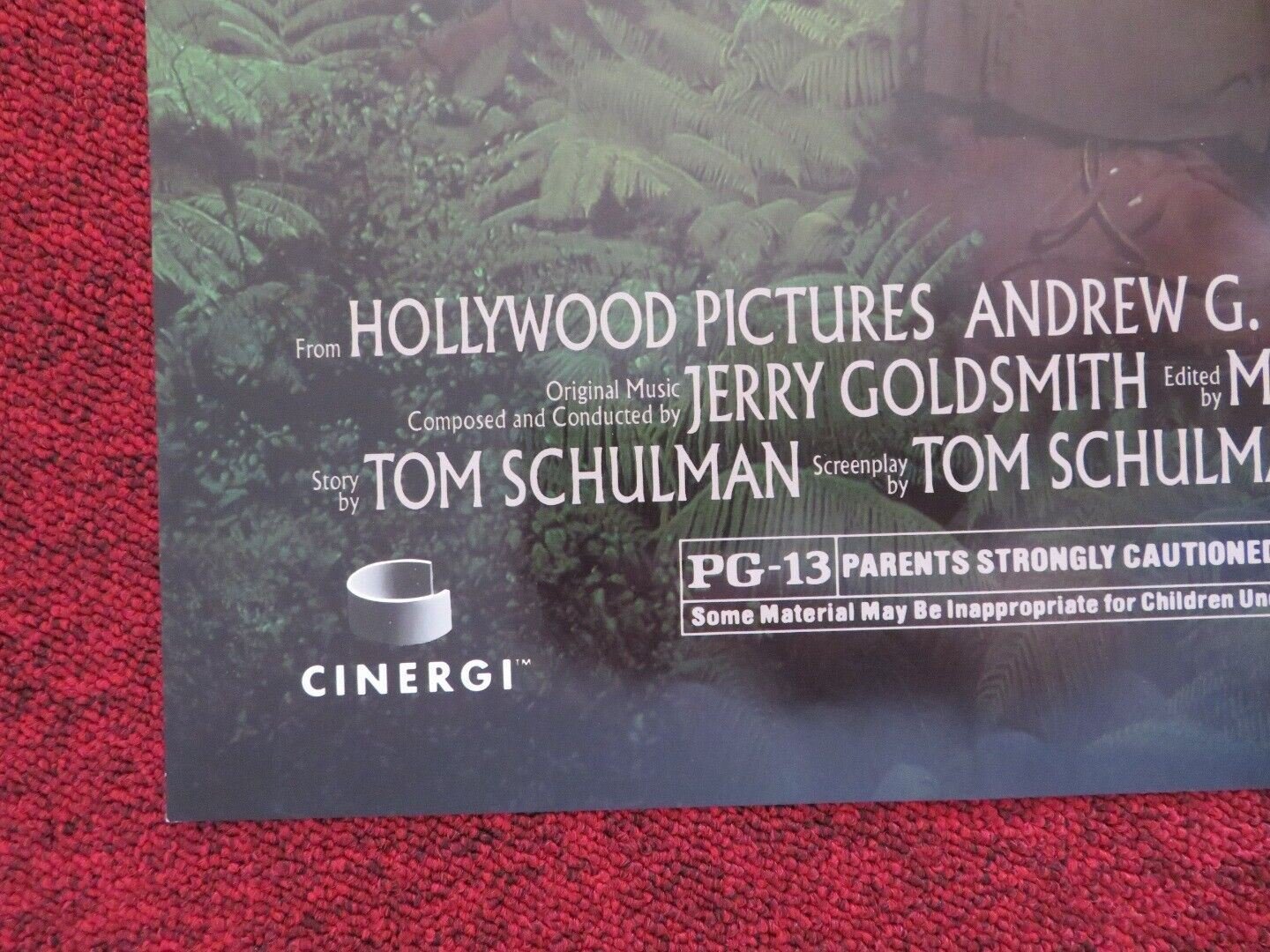 MEDICINE MAN FOLDED US ONE SHEET POSTER SEAN CONNERY LORRAINE BRACCO 1992 Movie posters