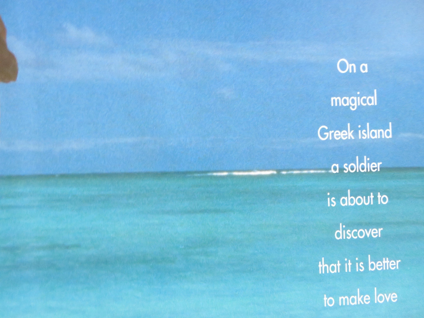 MEDITERRANEO US ONE SHEET ROLLED POSTER DIEGO ABATANTUONO CLAUDIO BIGAGLI 1991 Rendezvous Cinema Movie posters