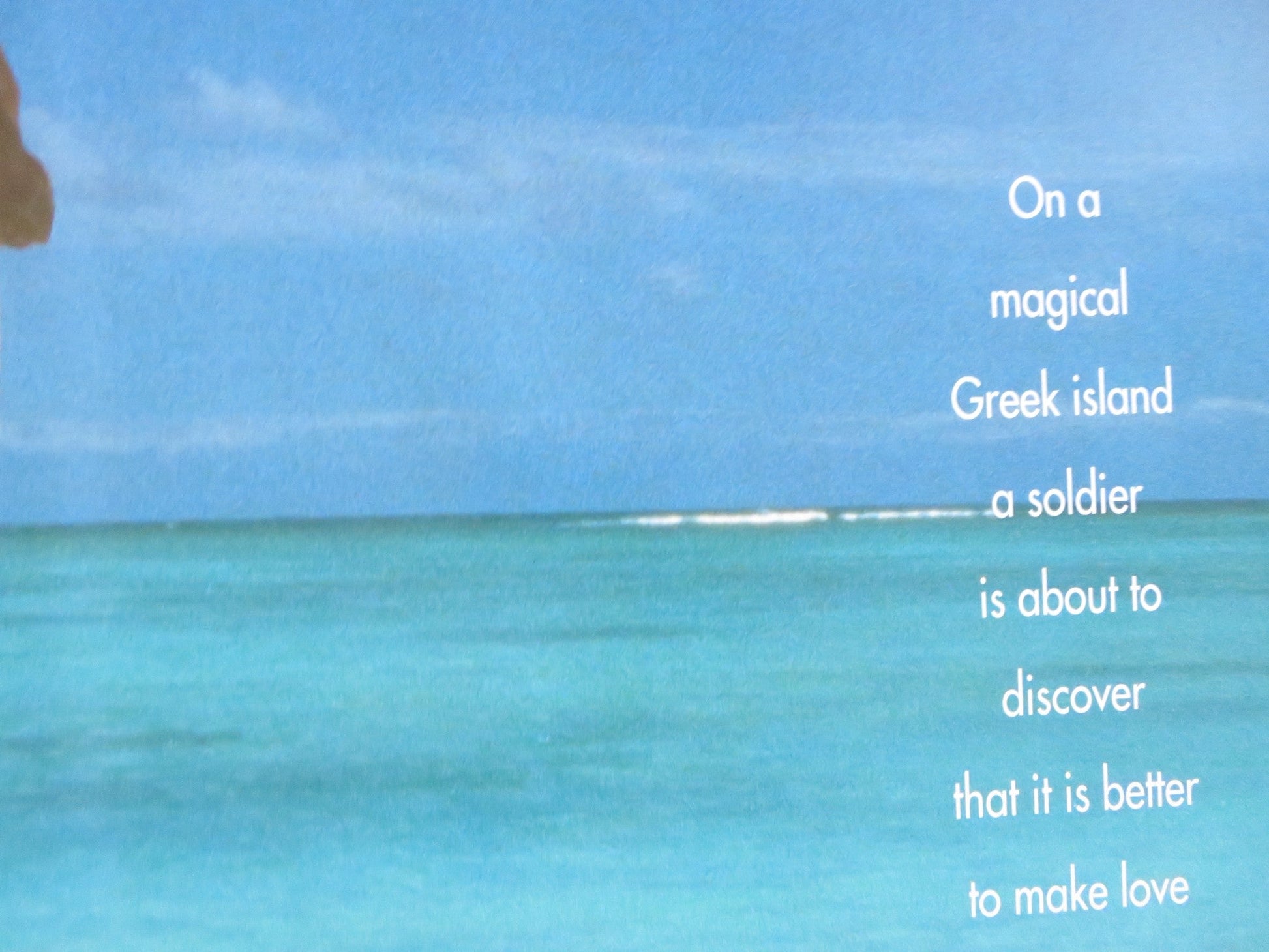 MEDITERRANEO US ONE SHEET ROLLED POSTER DIEGO ABATANTUONO CLAUDIO BIGAGLI 1991 Rendezvous Cinema Movie posters