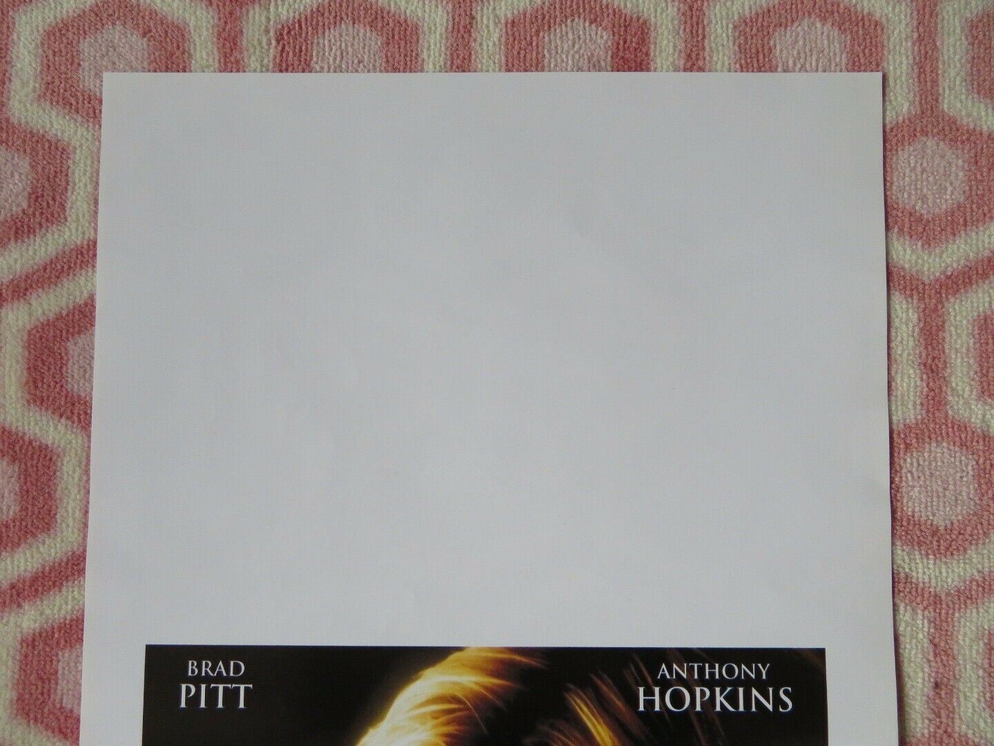 MEET JOE BLACK ITALIAN LOCANDINA (27.5"x13.5") POSTER BRAD PITT A. HOPKINS 1999 Movie posters