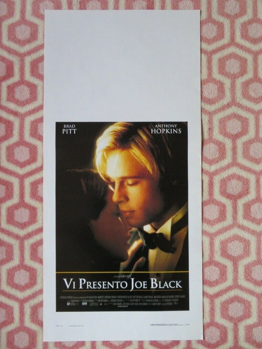 MEET JOE BLACK ITALIAN LOCANDINA (27.5"x13.5") POSTER BRAD PITT A. HOPKINS 1999 Movie posters