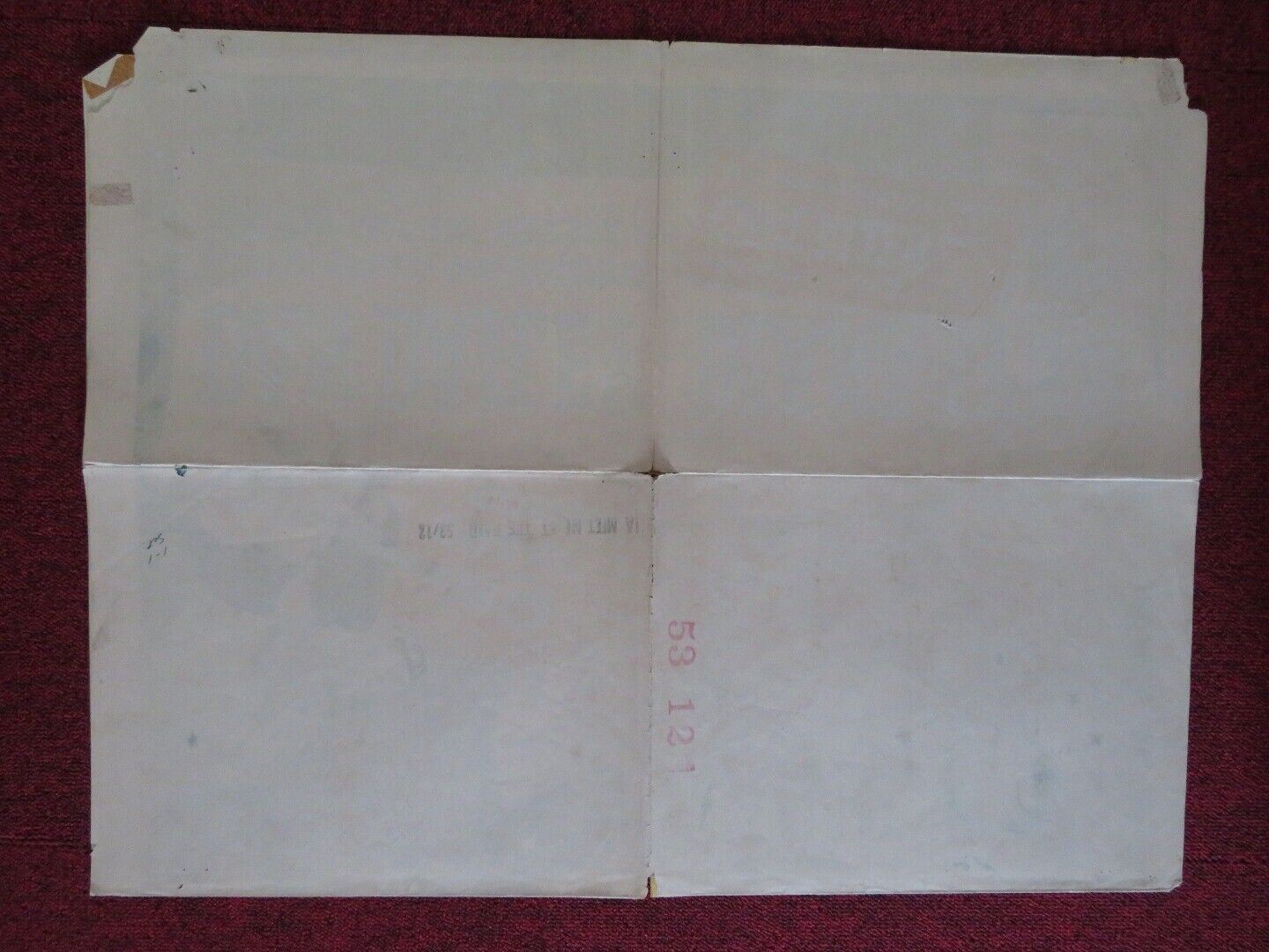 MEET ME AT THE FAIR FOLDED US ONE SHEET POSTER DAN DAILEY DIANA LYNN 1952 Movie posters