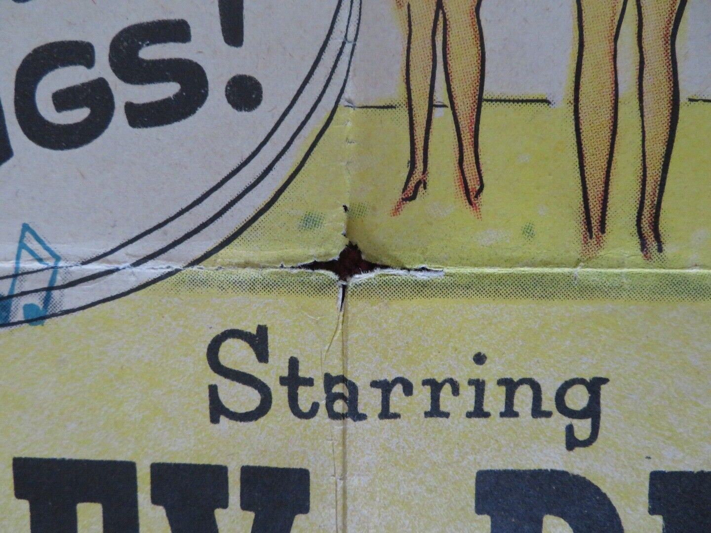 MEET ME AT THE FAIR FOLDED US ONE SHEET POSTER DAN DAILEY DIANA LYNN 1952 Movie posters