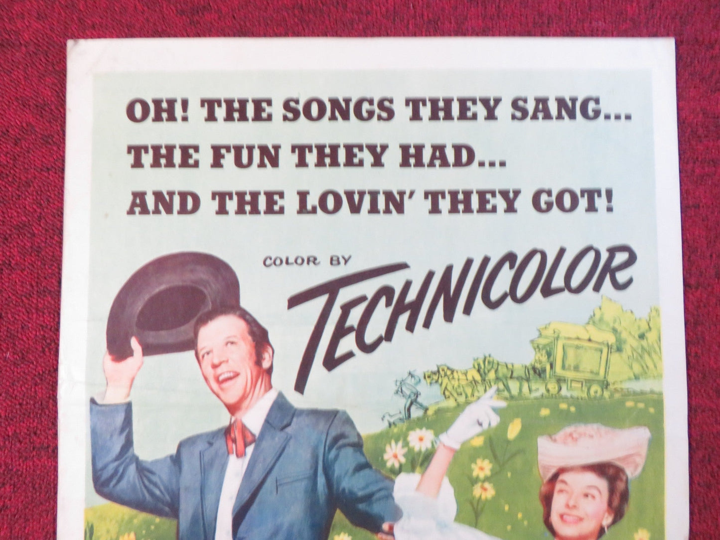 MEET ME AT THE FAIR US INSERT (14"x 36") POSTER DAN DAILEY DIANA LYNN 1953 Rendezvous Cinema Movie posters