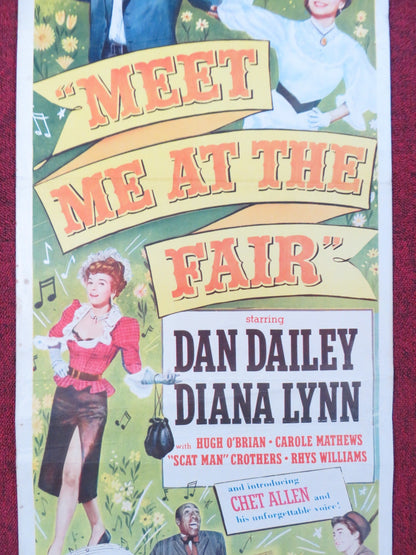 MEET ME AT THE FAIR US INSERT (14"x 36") POSTER DAN DAILEY DIANA LYNN 1953 Rendezvous Cinema Movie posters