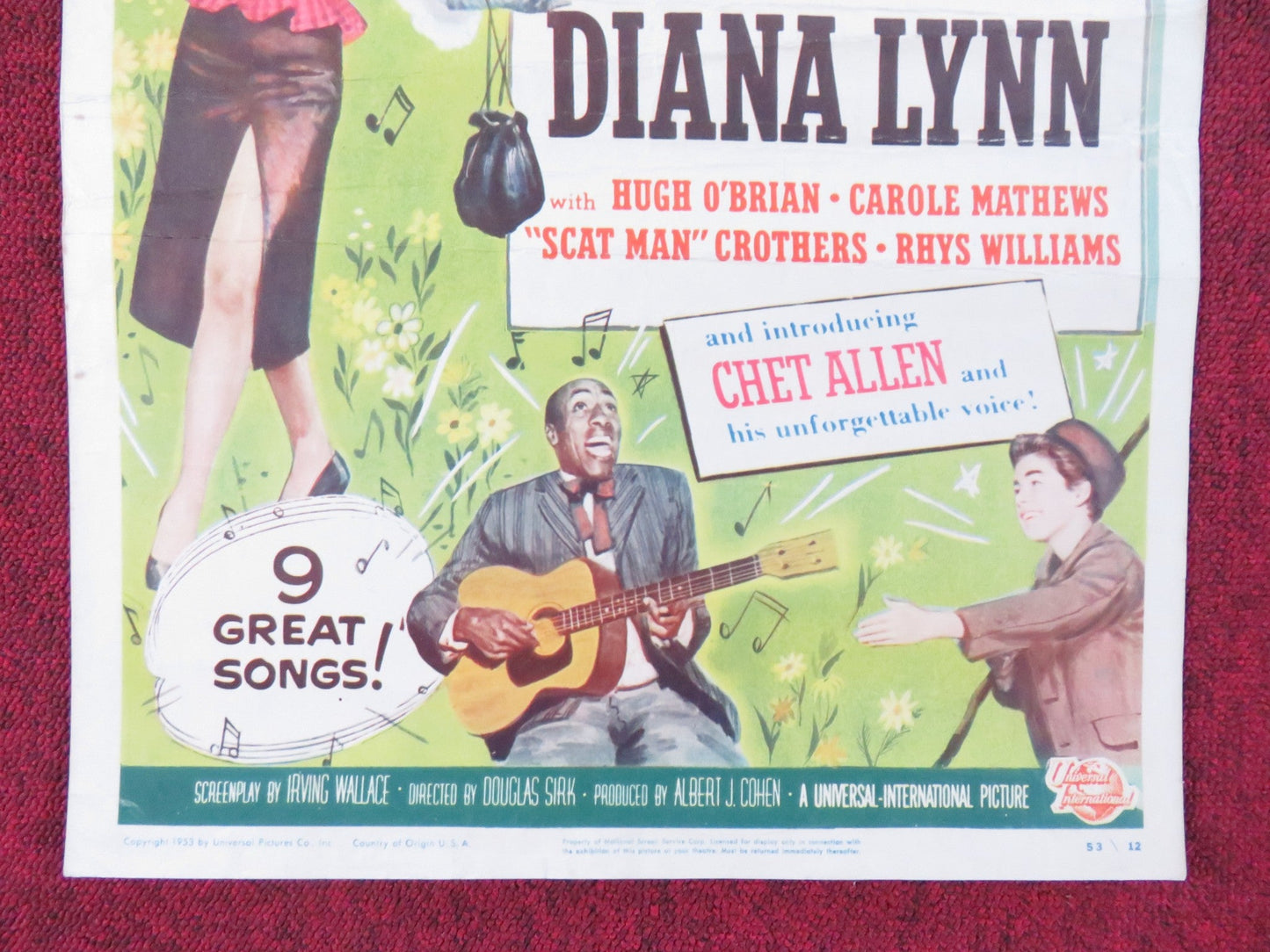 MEET ME AT THE FAIR US INSERT (14"x 36") POSTER DAN DAILEY DIANA LYNN 1953 Rendezvous Cinema Movie posters