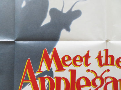 MEET THE APPLEGATES UK QUAD POSTER FOLDED ED BEGLEY JR. STOCKARD CHANNING 1990 Rendezvous Cinema Movie posters