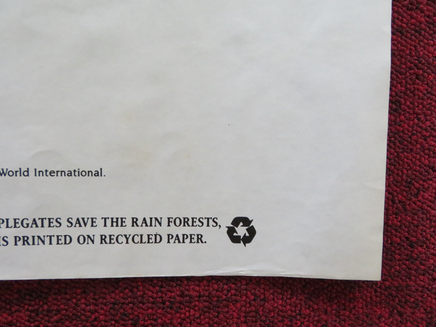 MEET THE APPLEGATES UK QUAD POSTER FOLDED ED BEGLEY JR. STOCKARD CHANNING 1990 Rendezvous Cinema Movie posters