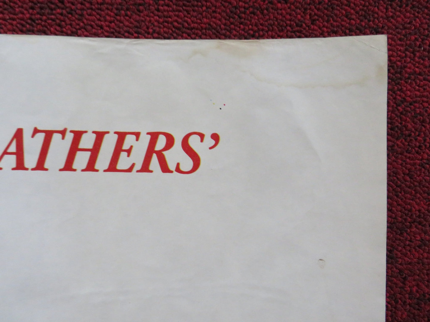 MEET THE APPLEGATES UK QUAD POSTER FOLDED ED BEGLEY JR. STOCKARD CHANNING 1990 Rendezvous Cinema Movie posters