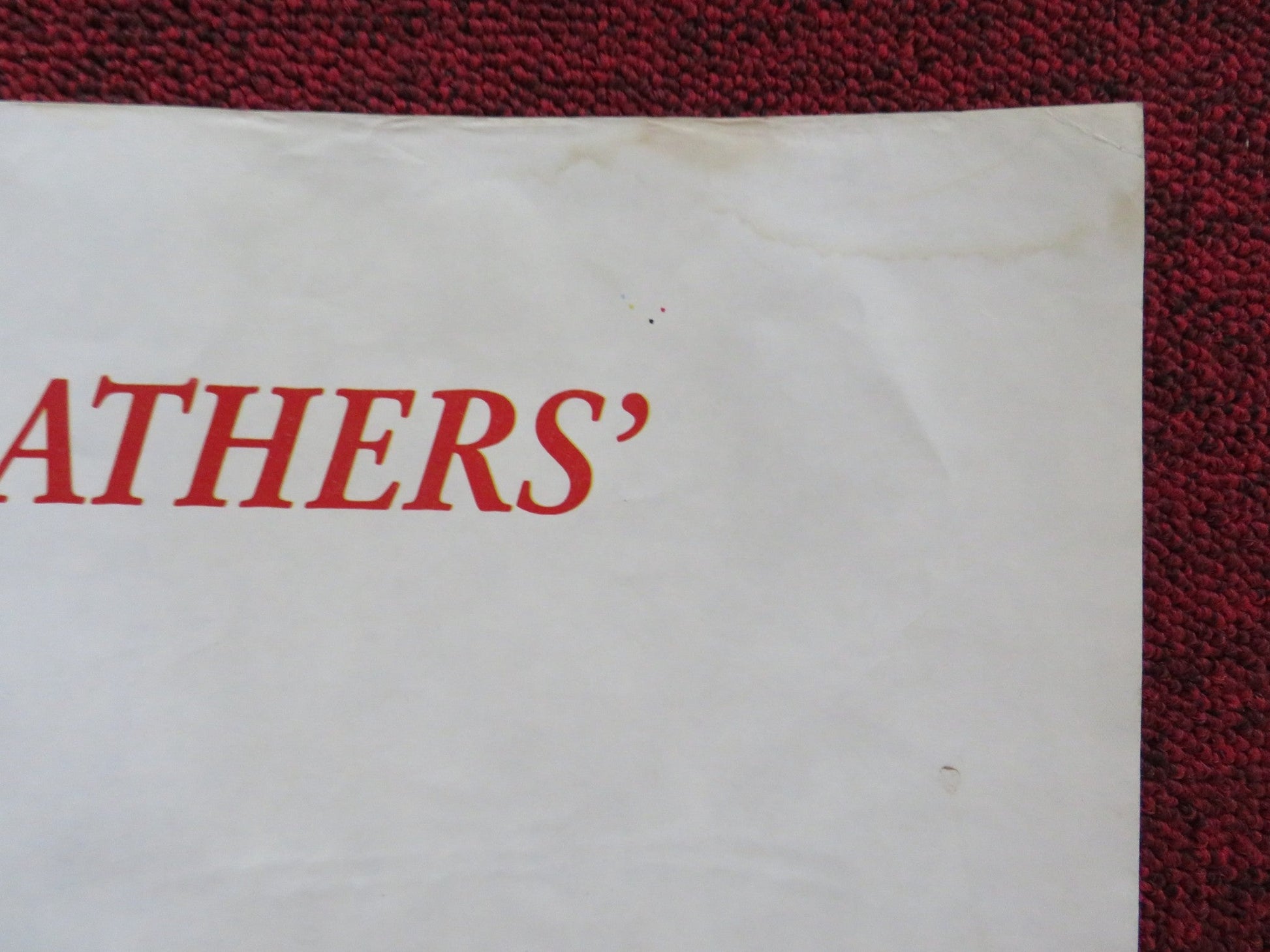 MEET THE APPLEGATES UK QUAD POSTER FOLDED ED BEGLEY JR. STOCKARD CHANNING 1990 Rendezvous Cinema Movie posters