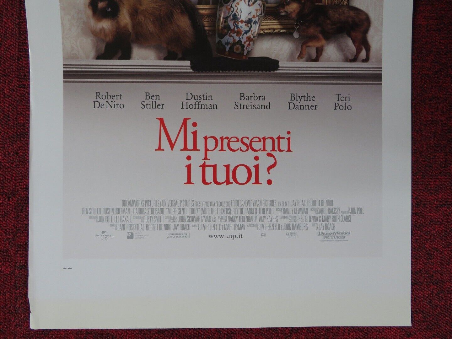 MEET THE FOCKERS ITALIAN LOCANDINA (27"x13") POSTER ROBERT DE NERO 2004 Movie posters