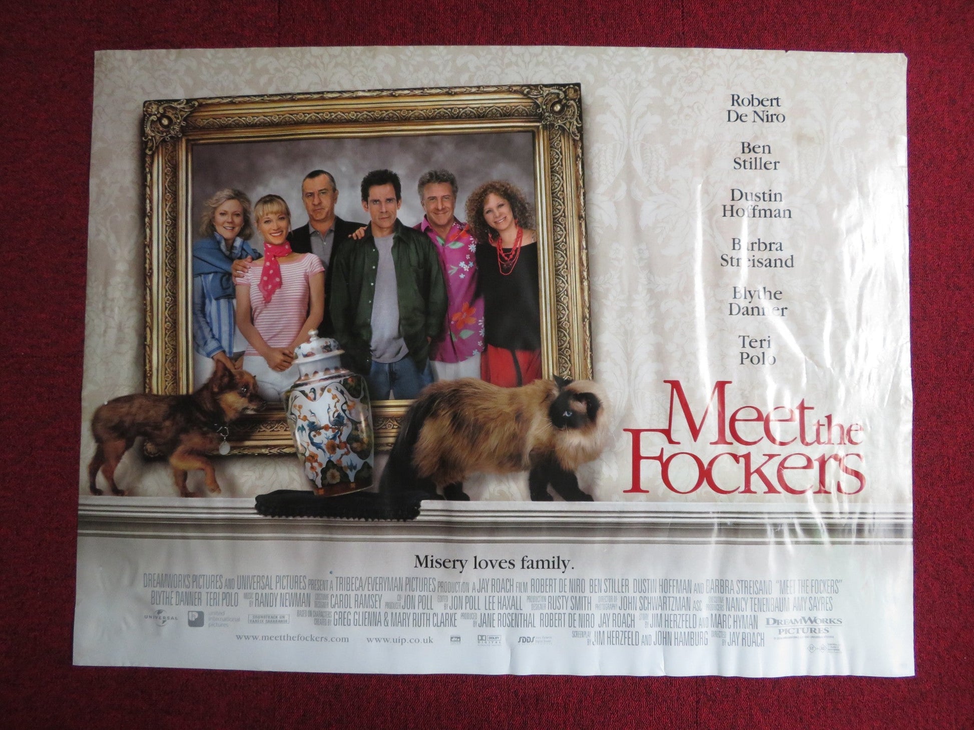 MEET THE FOCKERS UK QUAD (30"x 40") ROLLED POSTER ROBERT DE NIRO STILLER 2004 Rendezvous Cinema Movie posters