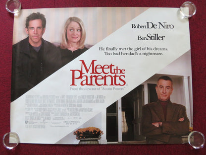 MEET THE PARENTS UK QUAD (30"x 40") ROLLED POSTER ROBERT DE NIRO B. STILLER 2000 Rendezvous Cinema Movie posters