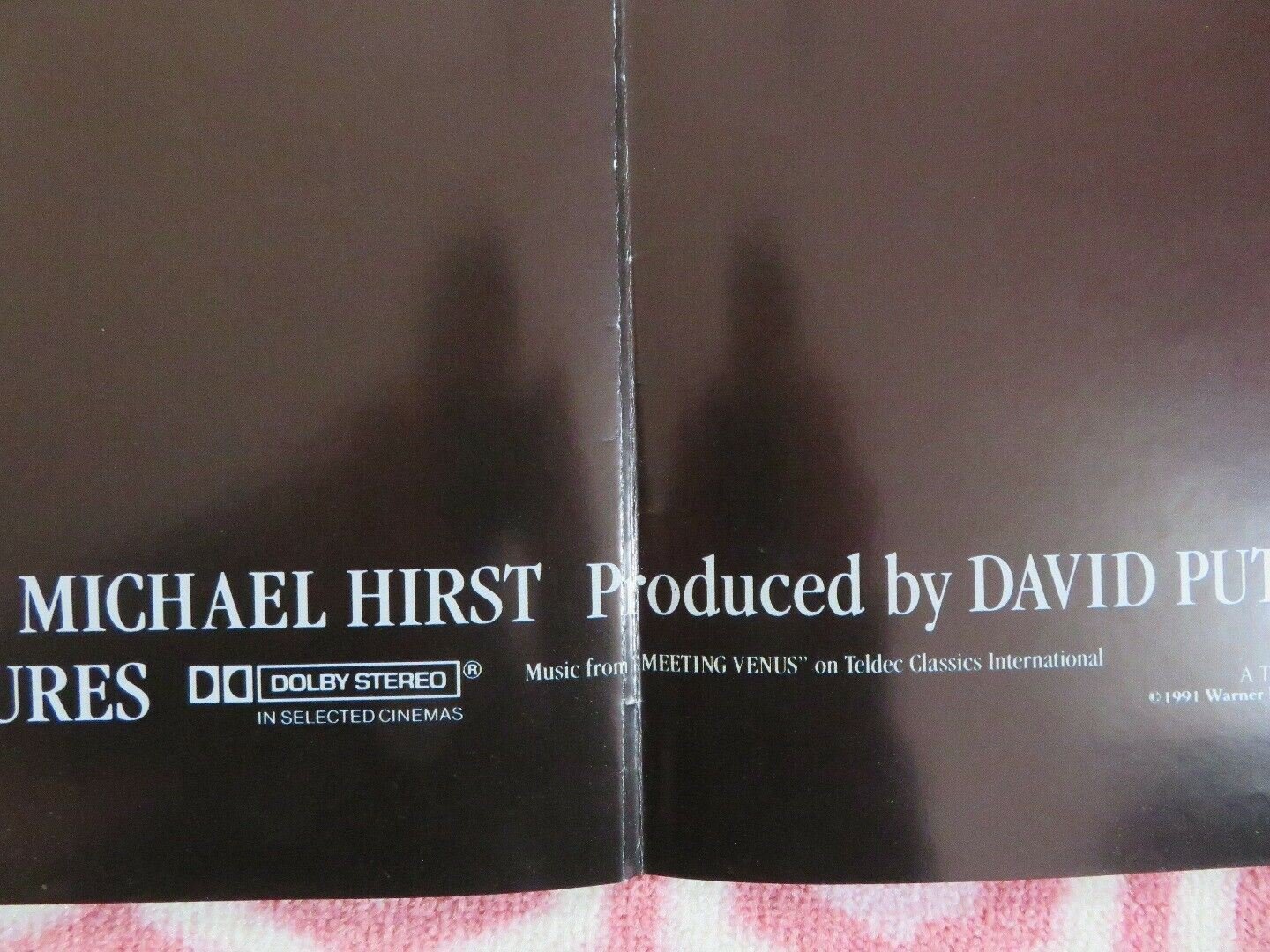 MEETING VENUS UK QUAD ORIGINAL POSTER GLENN CLOSE 1991 RARE Movie posters