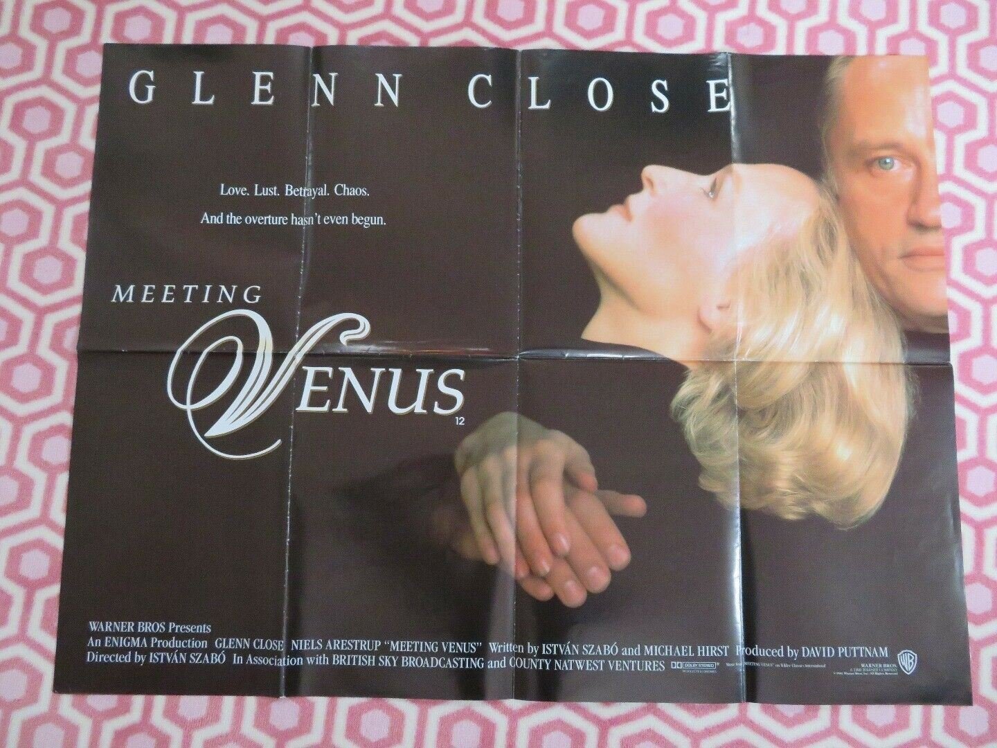 MEETING VENUS UK QUAD ORIGINAL POSTER GLENN CLOSE 1991 RARE Movie posters
