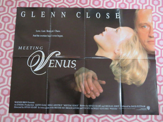 MEETING VENUS UK QUAD ORIGINAL POSTER GLENN CLOSE 1991 RARE Movie posters