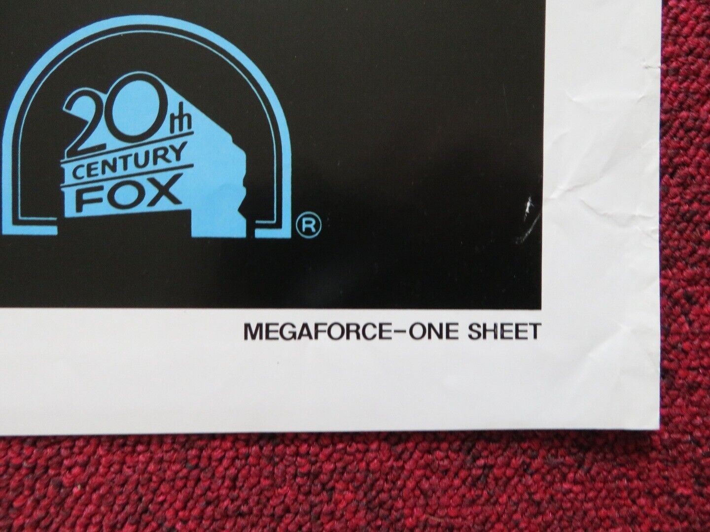 MEGAFORCE FOLDED US ONE SHEET POSTER BARRY BOSTWICK MICHAEL BECK 1982 - Rendezvous Cinema