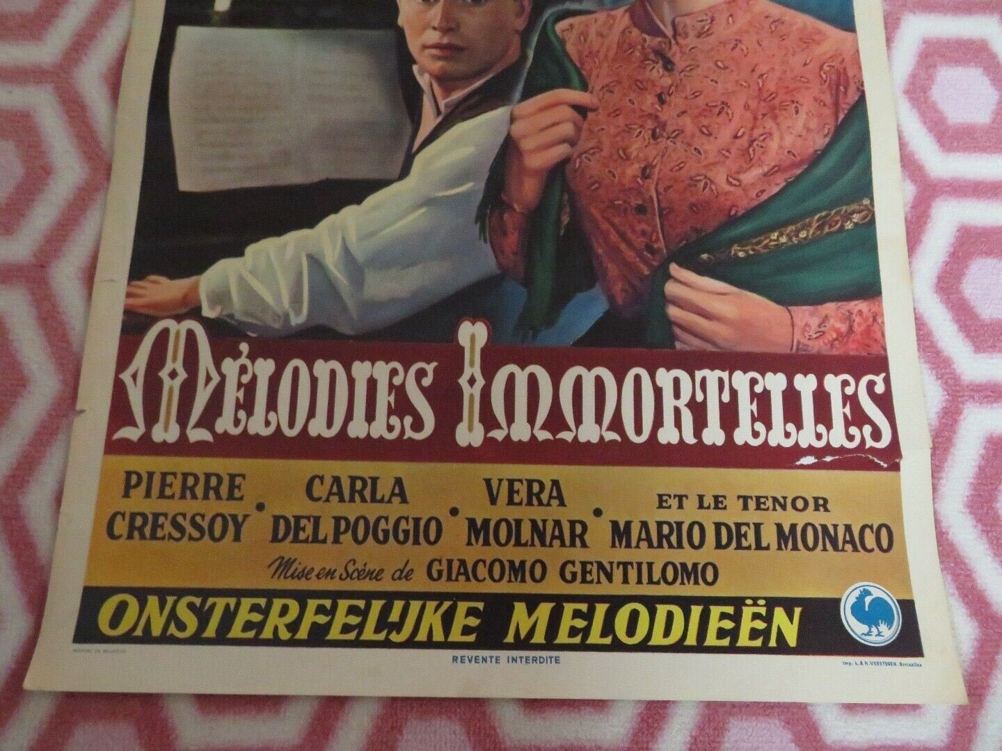 MELODIES IMMORTELLES/ Melodie immortali - Mascagni BELGIUM (21.5"x 14.5")POSTER - Rendezvous Cinema