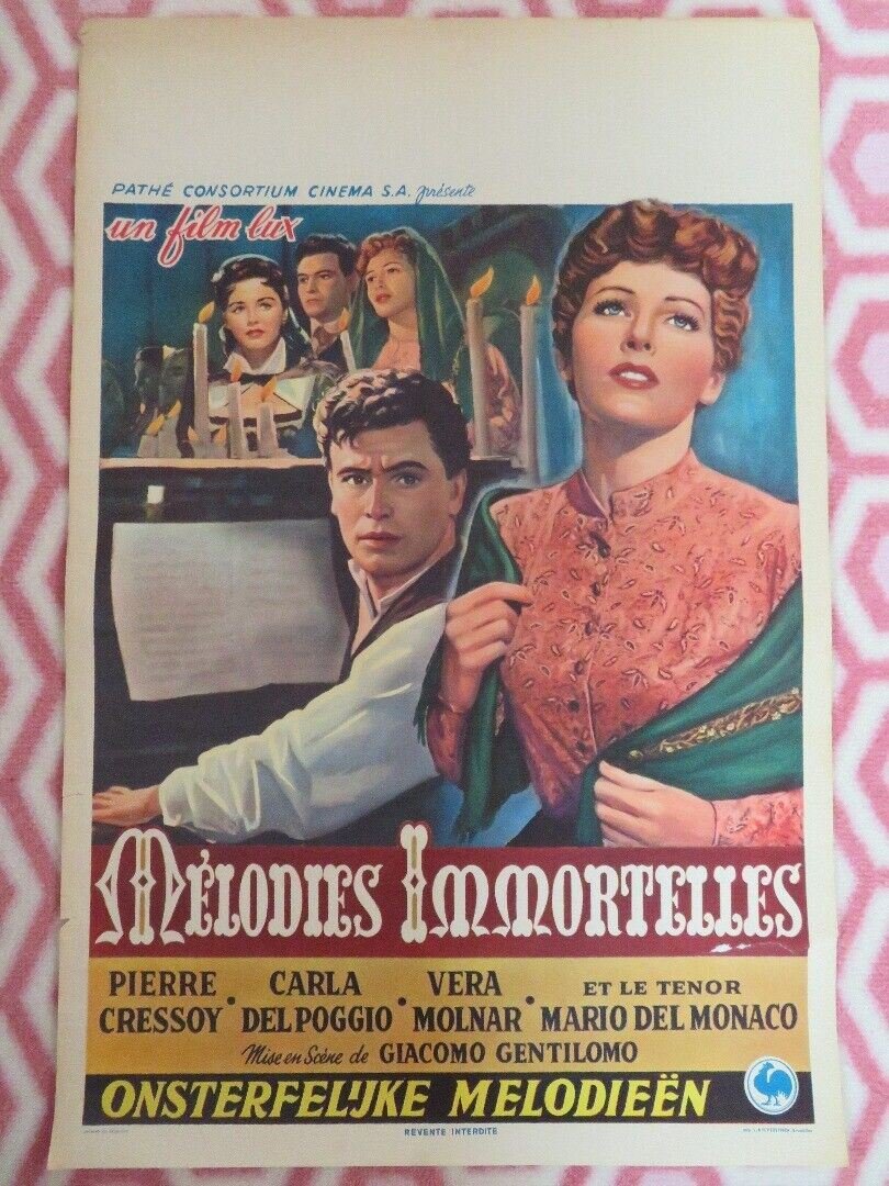 MELODIES IMMORTELLES/ Melodie immortali - Mascagni BELGIUM (21.5"x 14.5")POSTER - Rendezvous Cinema