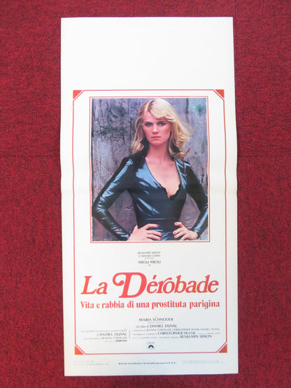MEMOIRS OF A FRENCH WHORE ITALIAN LOCANDINA POSTER MIOU MIOU M. SCHNEIDER 1980 Rendezvous Cinema Movie posters