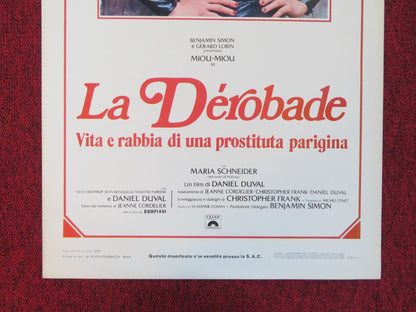 MEMOIRS OF A FRENCH WHORE ITALIAN LOCANDINA POSTER MIOU MIOU M. SCHNEIDER 1980 Rendezvous Cinema Movie posters