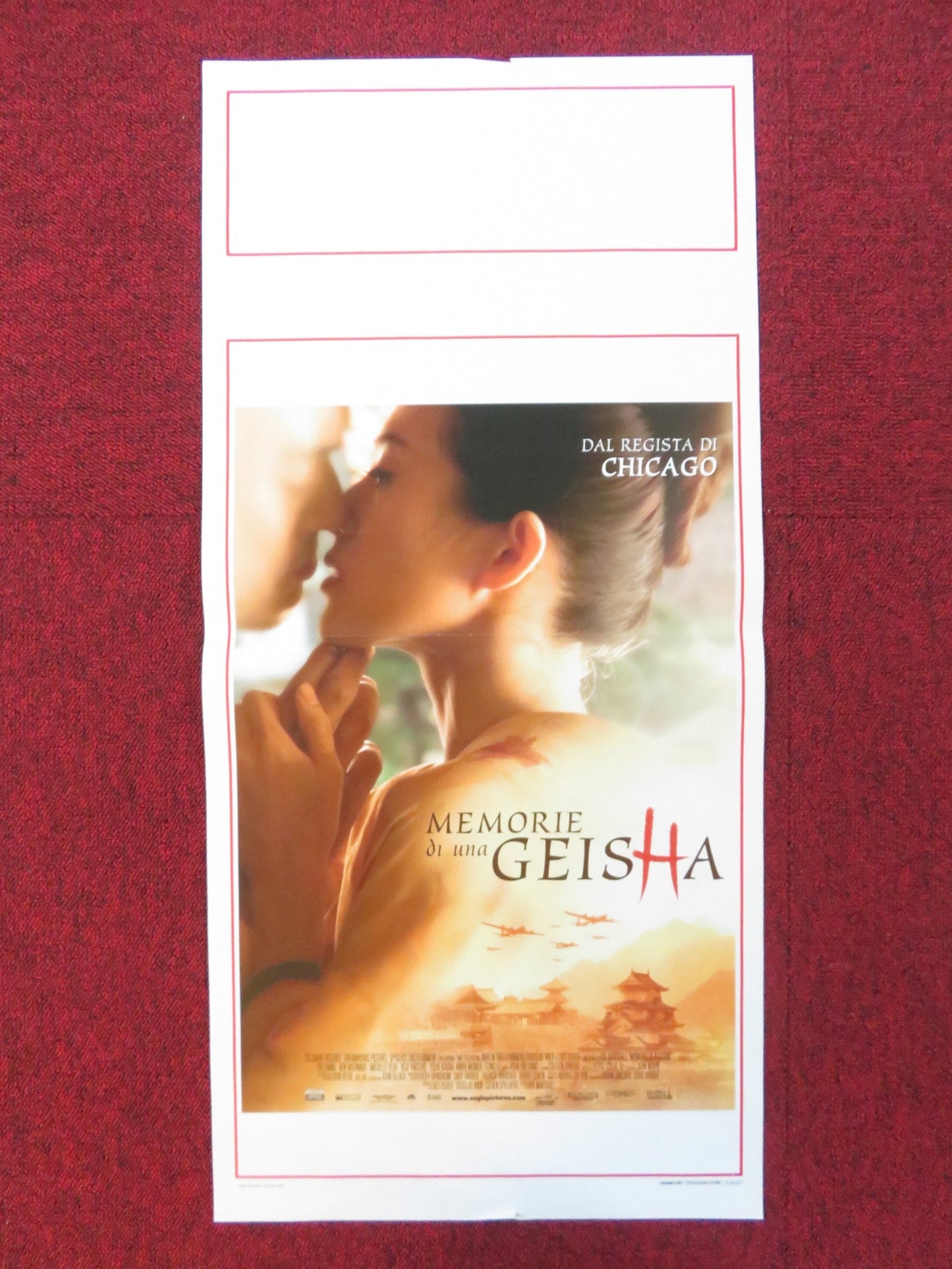 MEMOIRS OF A GEISHA ITALIAN LOCANDINA POSTER SUZUKA OHGO TOGO IGAWA 2005 Rendezvous Cinema Movie posters