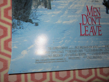 MEN DON'T LEAVE ONE SHEET ROLLED POSTER JESSICA LANGE JOAN CUSACK 1990 Movie posters