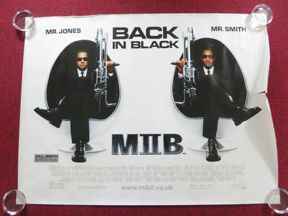 MEN IN BLACK II UK QUAD (30"x 40") ROLLED POSTER WILL SMITH TOMMY LEE JONES 2002 Rendezvous Cinema Movie posters