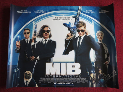 MEN IN BLACK: INTERNATIONAL UK QUAD (30"x 40") ROLLED POSTER C. HEMSWORTH 2019 Rendezvous Cinema Movie posters