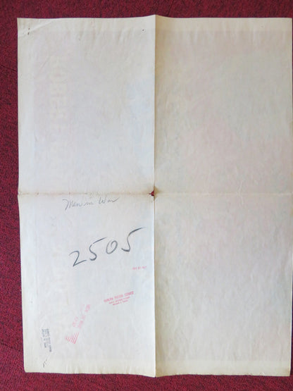 MEN IN WAR FOLDED US ONE SHEET POSTER ROBERT RYAN ALDO RAY 1957 Rendezvous Cinema Movie posters