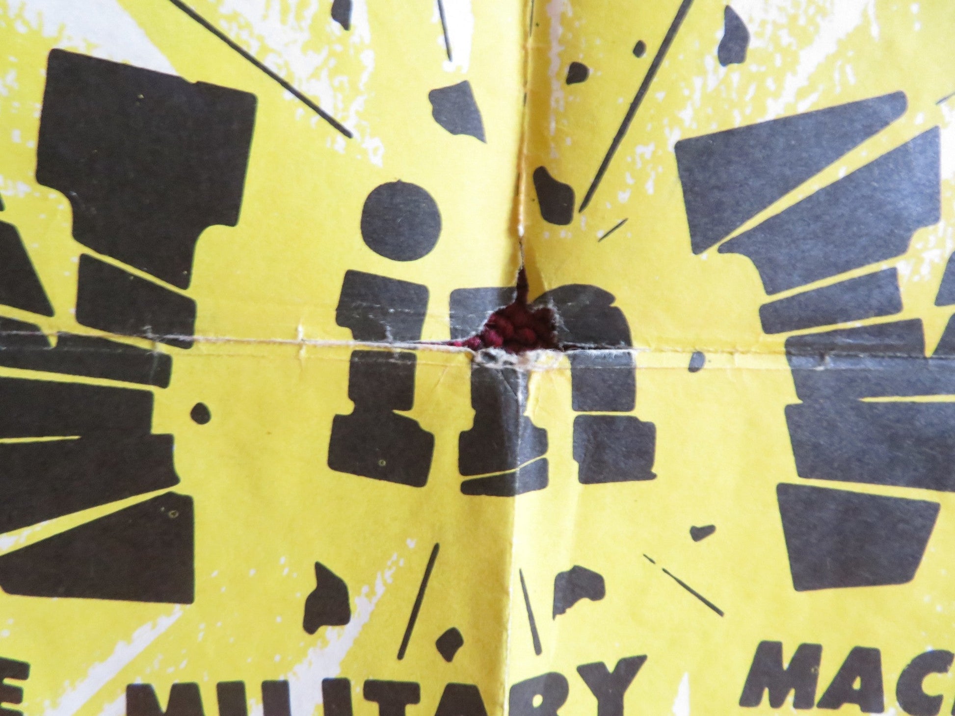 MEN IN WAR FOLDED US ONE SHEET POSTER ROBERT RYAN ALDO RAY 1957 Rendezvous Cinema Movie posters