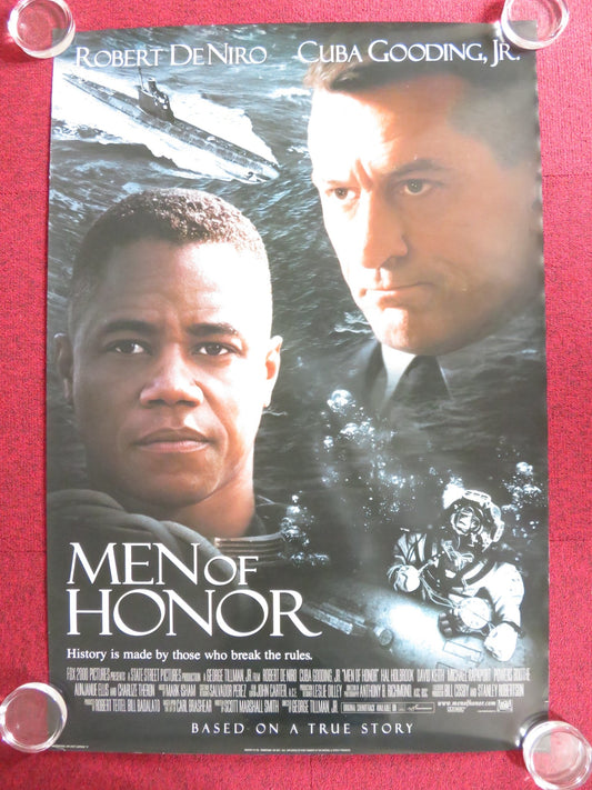 MEN OF HONOR US ONE SHEET ROLLED POSTER ROBERT DE NIRO CUBA GOODING JR. 2000 Rendezvous Cinema Movie posters